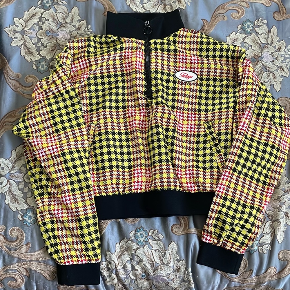 Forever 21 Cropped Bomber Jacket